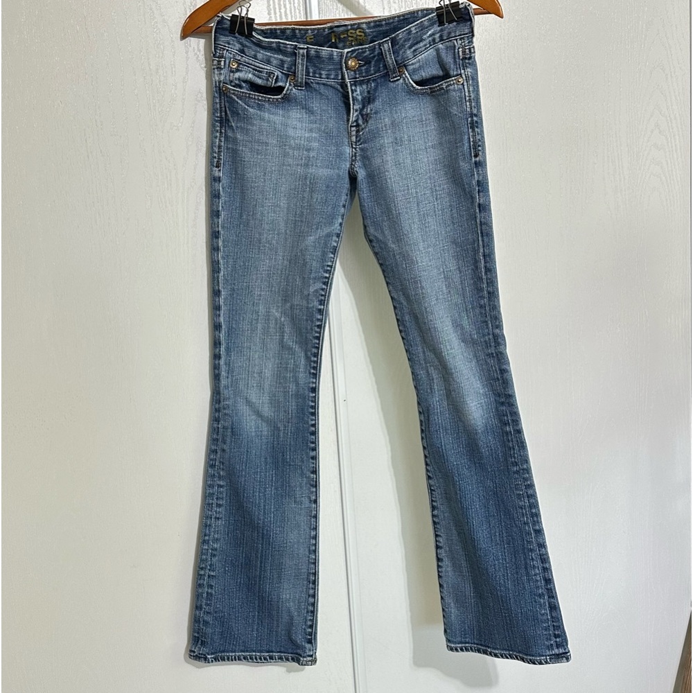 Vintage EXPRESS Women’s Jeans Super Low Rise Boot Cut Medium Wash Size 0R